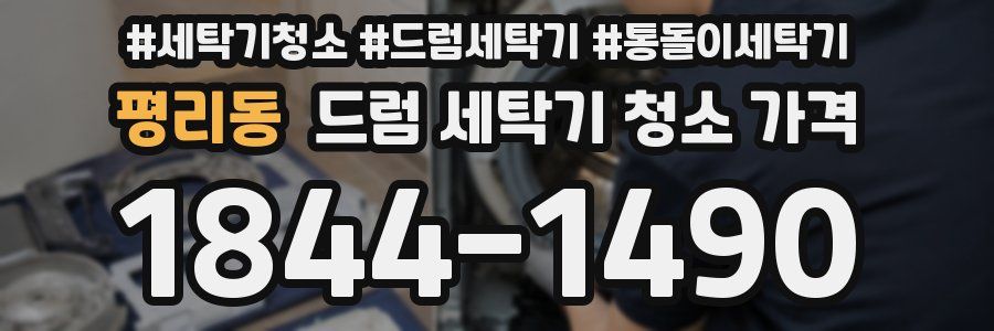 평리동 드럼 세탁기 청소 가격