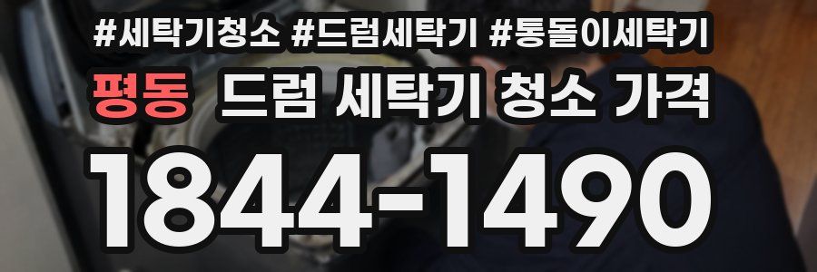 평동 드럼 세탁기 청소 가격
