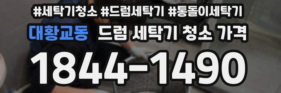 대황교동 드럼 세탁기 청소 가격