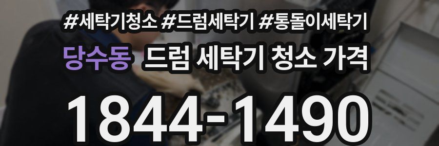 당수동 드럼 세탁기 청소 가격