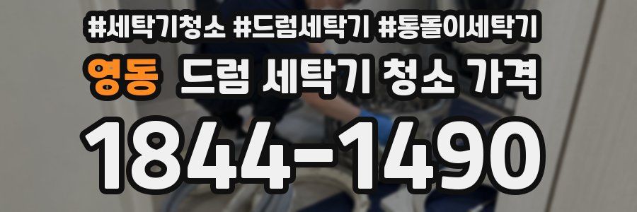 영동 드럼 세탁기 청소 가격