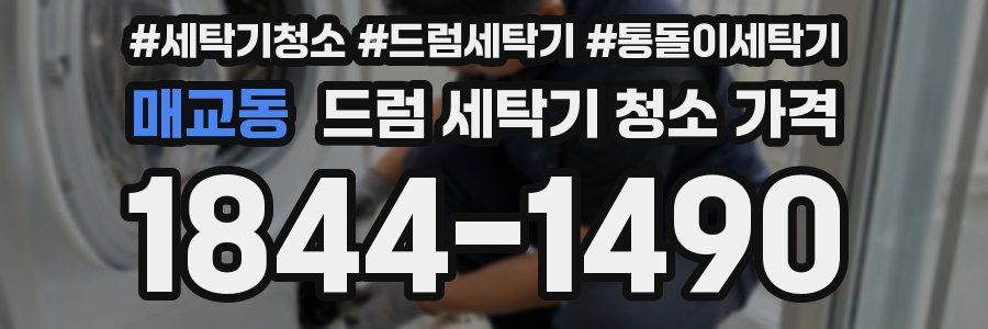 매교동 드럼 세탁기 청소 가격