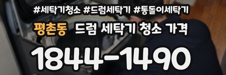 평촌동 드럼 세탁기 청소 가격