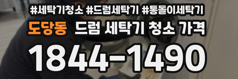 도당동 드럼 세탁기 청소 가격