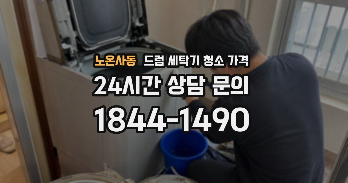 노온사동 드럼 세탁기 청소 가격