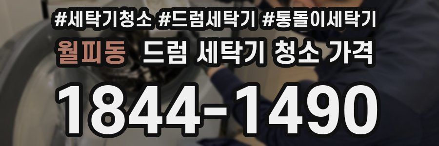 월피동 드럼 세탁기 청소 가격
