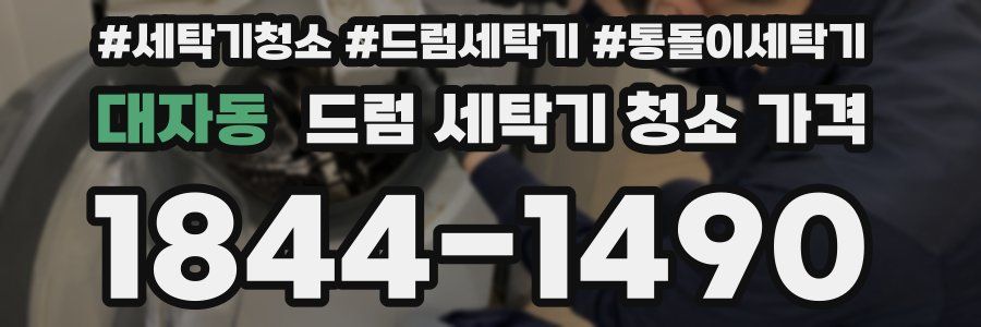 대자동 드럼 세탁기 청소 가격