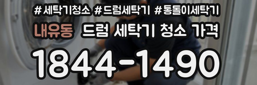 내유동 드럼 세탁기 청소 가격