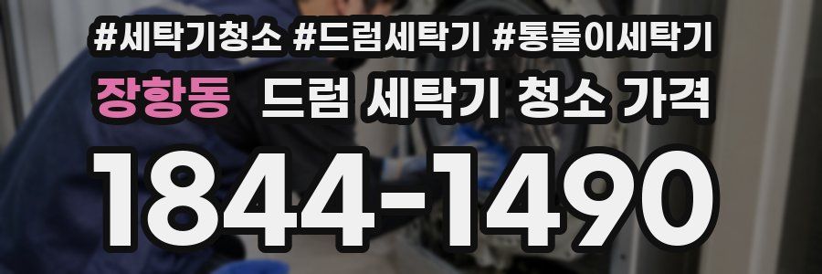 장항동 드럼 세탁기 청소 가격