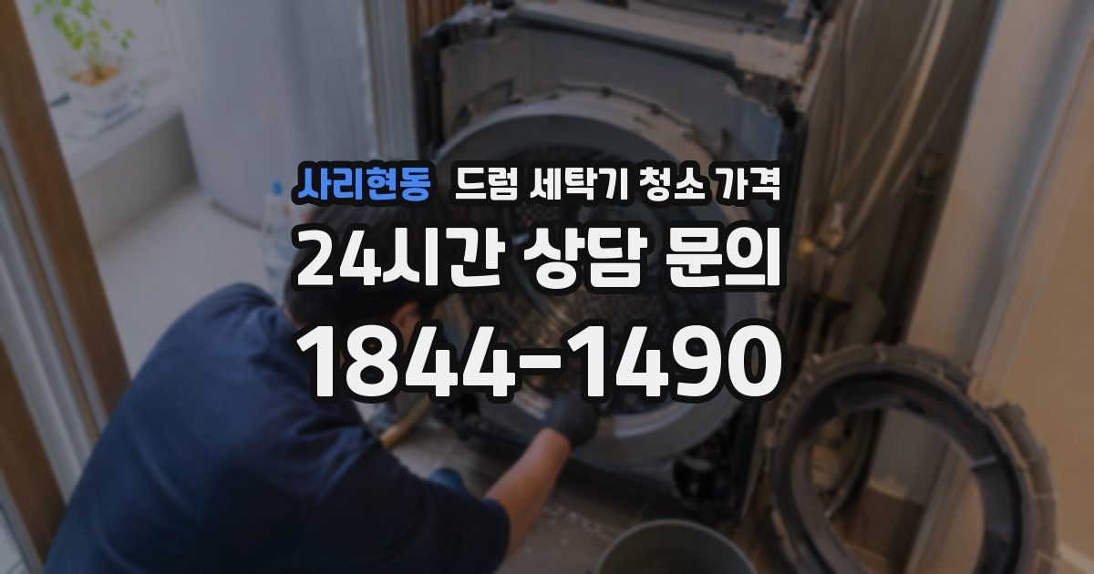 사리현동 드럼 세탁기 청소 가격