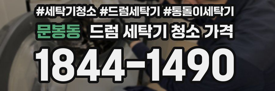 문봉동 드럼 세탁기 청소 가격