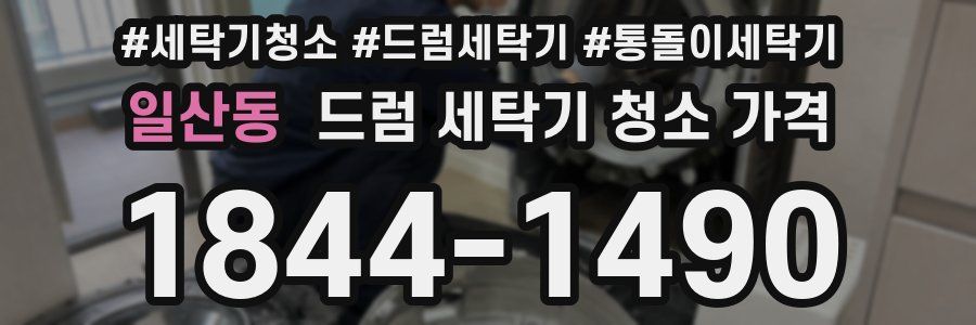 일산동 드럼 세탁기 청소 가격
