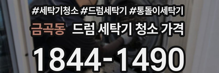 금곡동 드럼 세탁기 청소 가격