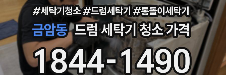 금암동 드럼 세탁기 청소 가격