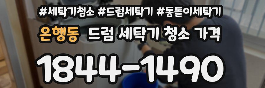 은행동 드럼 세탁기 청소 가격