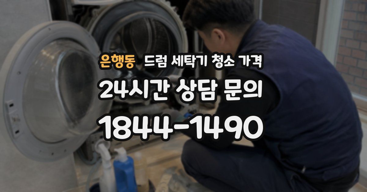 은행동 드럼 세탁기 청소 가격