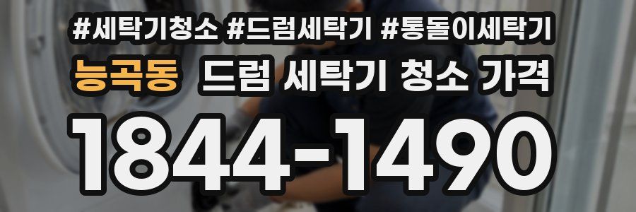 능곡동 드럼 세탁기 청소 가격