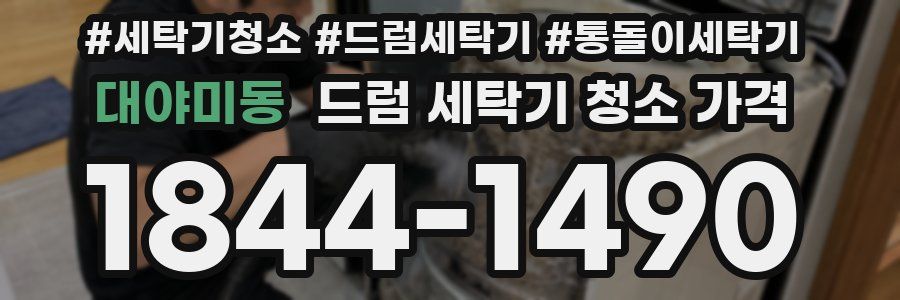 대야미동 드럼 세탁기 청소 가격