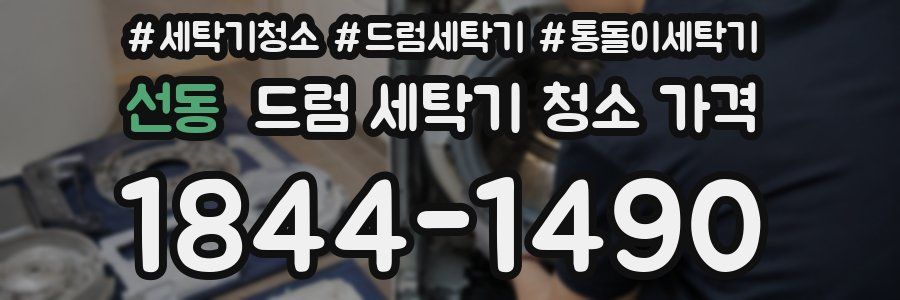 선동 드럼 세탁기 청소 가격