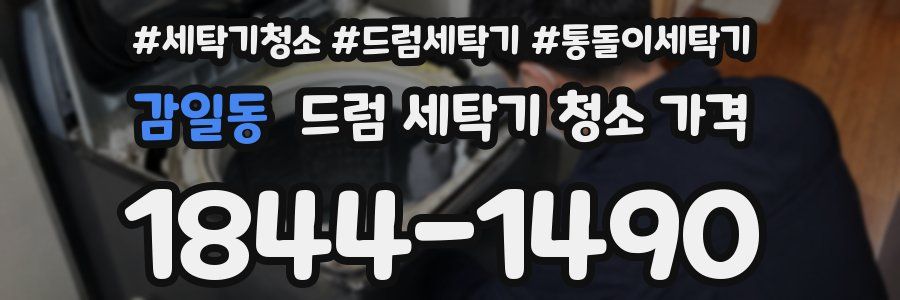 감일동 드럼 세탁기 청소 가격