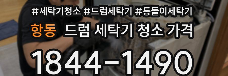 항동 드럼 세탁기 청소 가격
