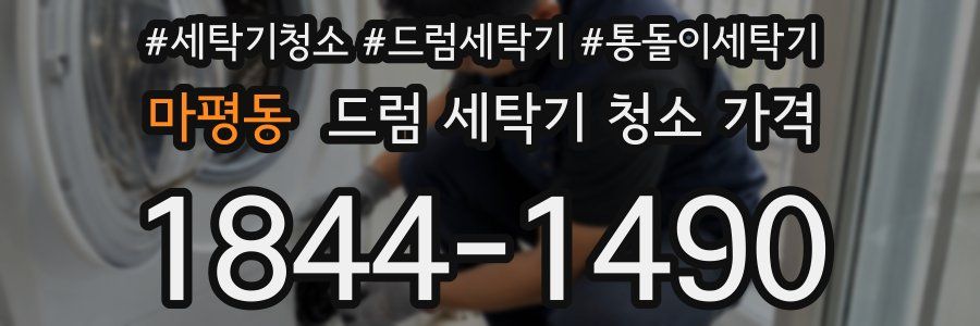 마평동 드럼 세탁기 청소 가격