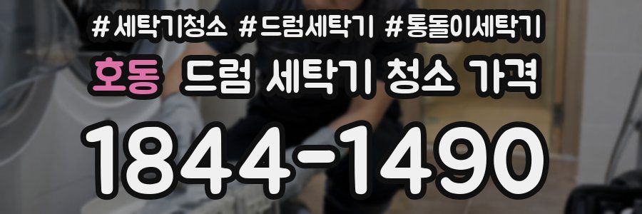 호동 드럼 세탁기 청소 가격