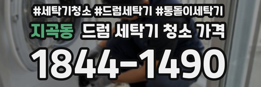 지곡동 드럼 세탁기 청소 가격