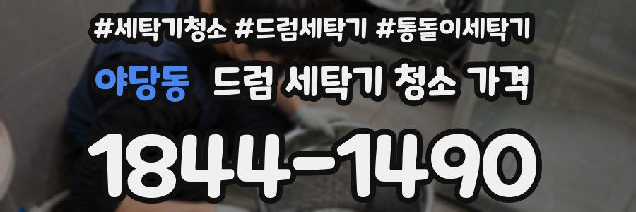 야당동 드럼 세탁기 청소 가격