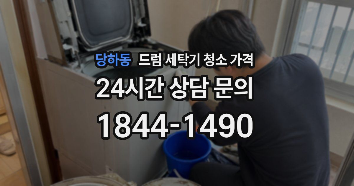 당하동 드럼 세탁기 청소 가격