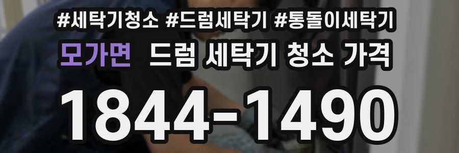 모가면 드럼 세탁기 청소 가격