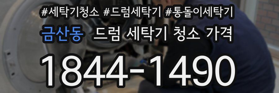 금산동 드럼 세탁기 청소 가격