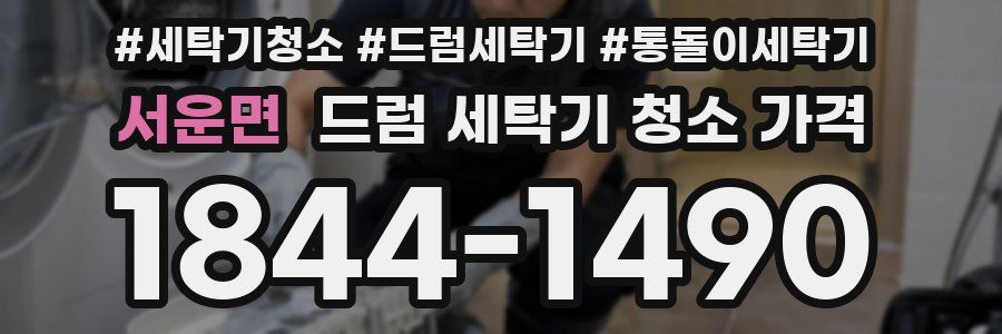 서운면 드럼 세탁기 청소 가격