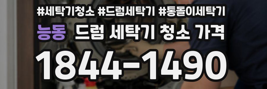 능동 드럼 세탁기 청소 가격