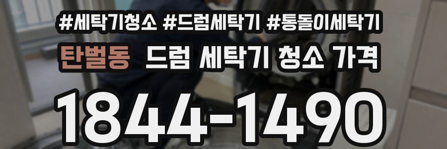 탄벌동 드럼 세탁기 청소 가격