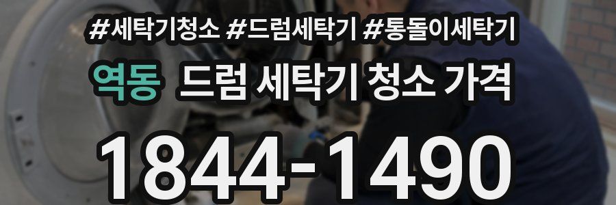 역동 드럼 세탁기 청소 가격
