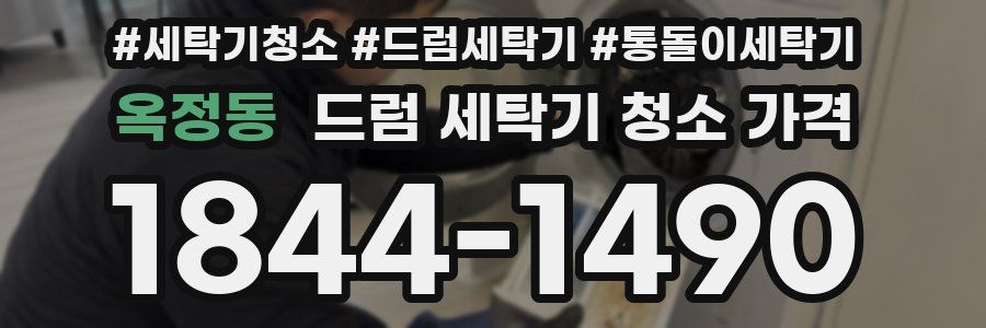 옥정동 드럼 세탁기 청소 가격