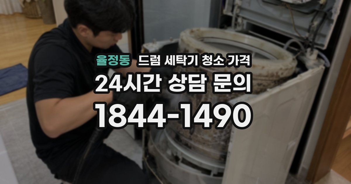 율정동 드럼 세탁기 청소 가격
