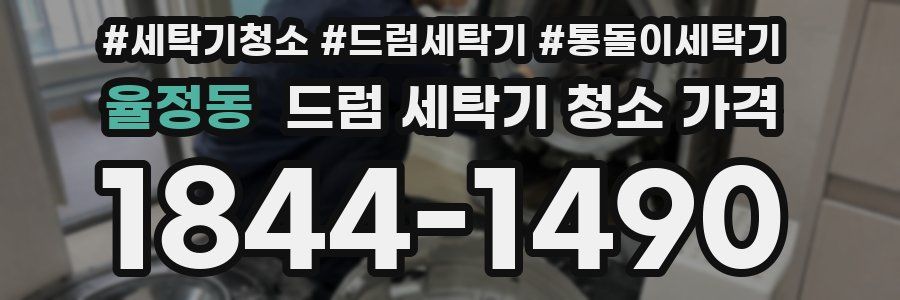율정동 드럼 세탁기 청소 가격