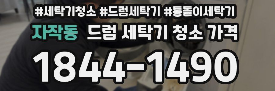 자작동 드럼 세탁기 청소 가격
