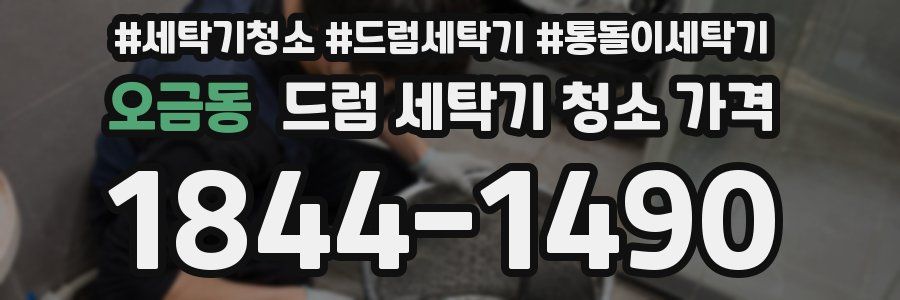 오금동 드럼 세탁기 청소 가격
