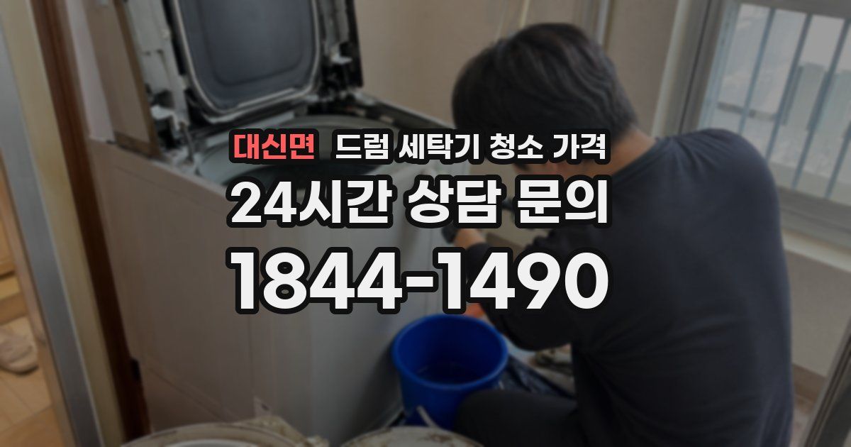대신면 드럼 세탁기 청소 가격