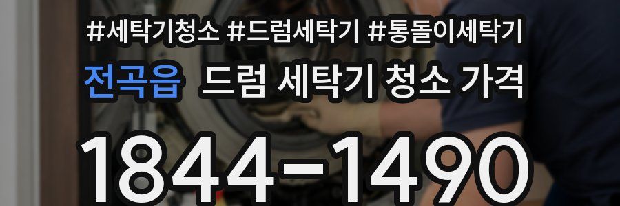 전곡읍 드럼 세탁기 청소 가격