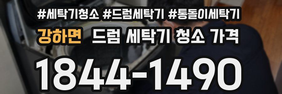 강하면 드럼 세탁기 청소 가격