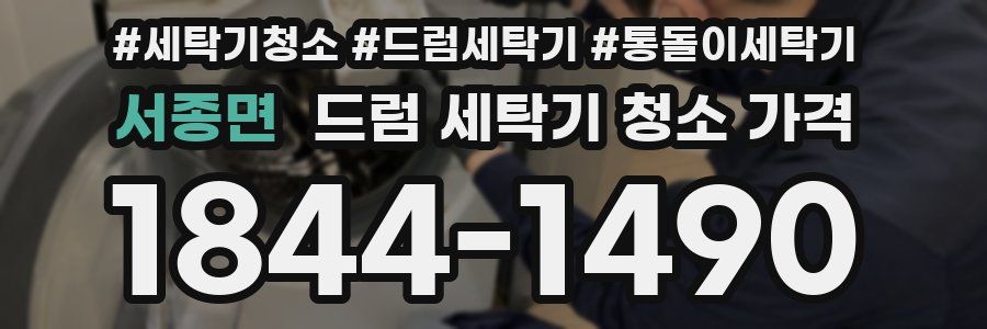 서종면 드럼 세탁기 청소 가격