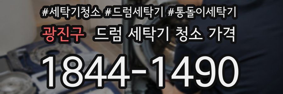 광진구 드럼 세탁기 청소 가격