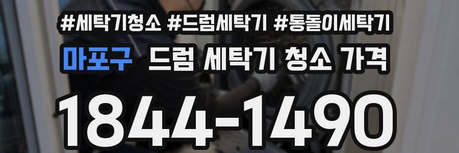 마포구 드럼 세탁기 청소 가격