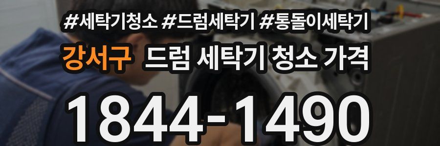 강서구 드럼 세탁기 청소 가격