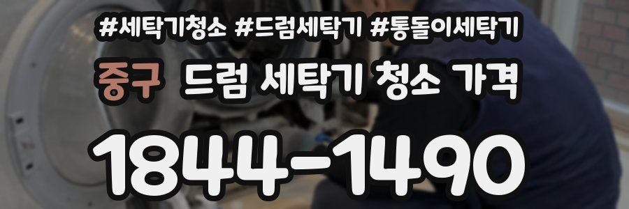 중구 드럼 세탁기 청소 가격
