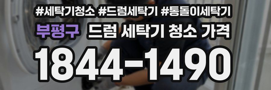 부평구 드럼 세탁기 청소 가격